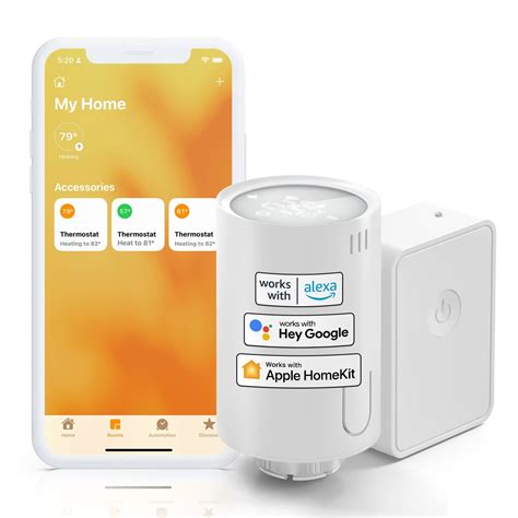 Vizualizácia inteligentného termostatu s aplikáciou na smartfóne