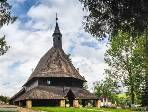 Tematické foto Dreveného kostola Všetkých svätých v Tvrdošíne