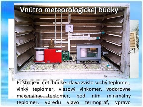 Detail teplomera v meteorologickej búdke