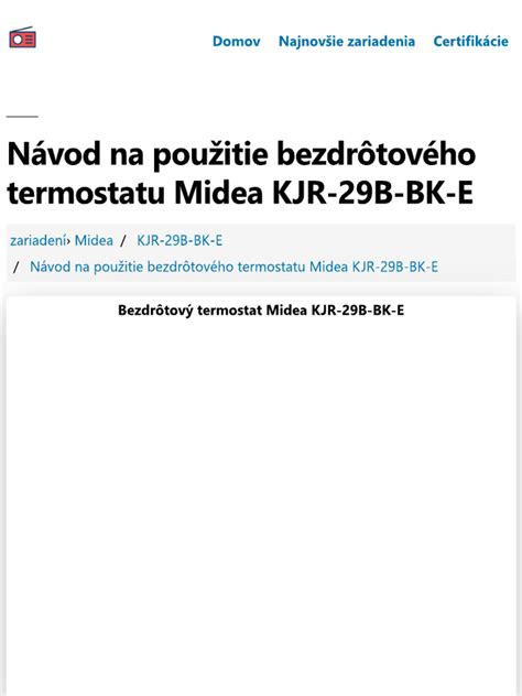 Ilustračná fotografia bezdrôtového digitálneho termostatu