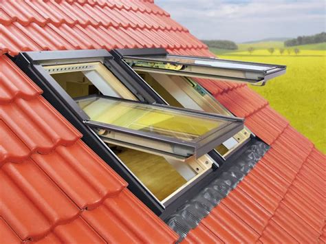 Ilustrácia strešného okna a jeho vplyvu na cirkuláciu vzduchu