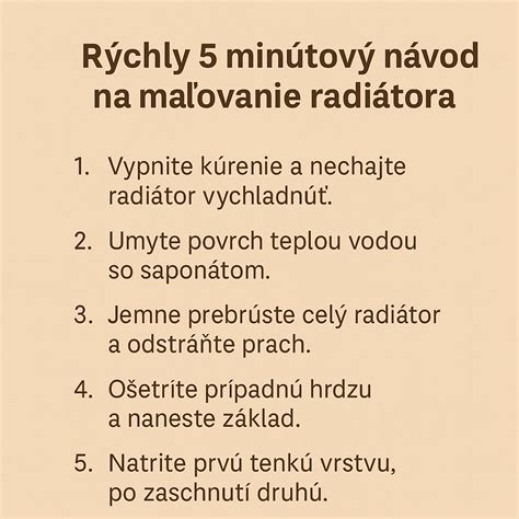 Ilustrácia znázorňujúca natieranie radiátora