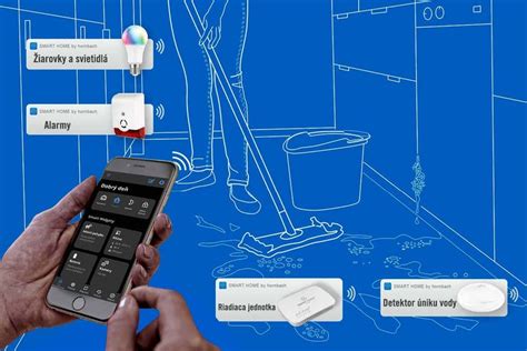 Ilustrácia mobilnej aplikácie pre smart home