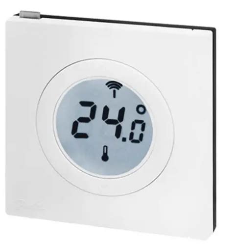 Fotografia dizajnového termostatu Danfoss Home Link RS