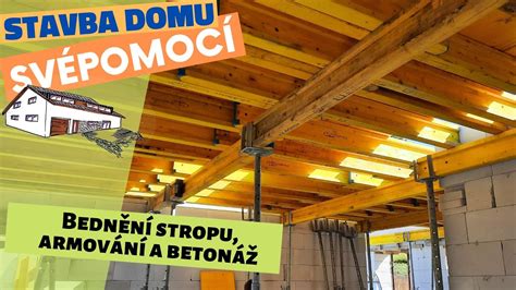 Ilustrácia detailu dreveného trámového stropu pred inštaláciou podlahových dosiek