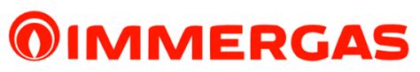 Logo Immergas a ilustrácia kondenzačného kotla