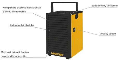 Tematické foto odvlhčovača vzduchu MASTER DH 732