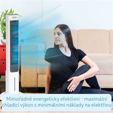 Produktové foto: Ochladzovač vzduchu Livington ChillTower v interiéri