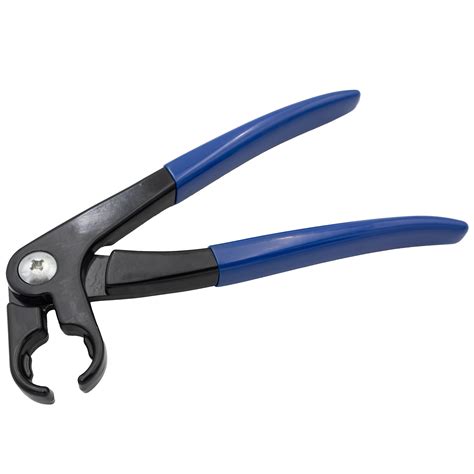 Detail spojky systému Hepworth s pomocnou vsuvkou.