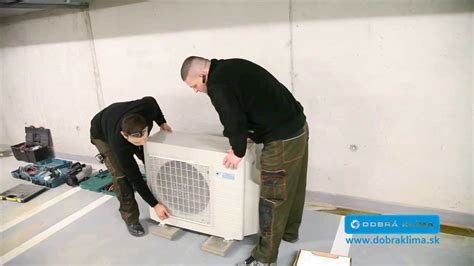 inštalácia decentrálnej jednotky do vonkajšej steny s elektrickou prípojkou