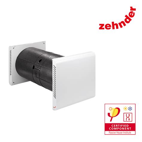 produktová fotografia Zehnder ComfoSpot 50 na stene v interiéri