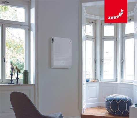 produktová fotografia Zehnder ComfoAir 70 s prepojením na druhú miestnosť