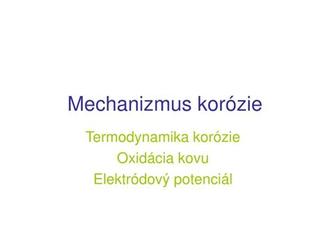 Infografika: Mechanizmus korózie elektronických komponentov vplyvom vlhkosti