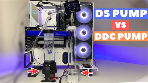 Rôzne typy vodných čerpadiel pre PC, napríklad Laing DDC a D5.