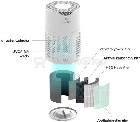Detail hybridného zvlhčovača vzduchu s keramickými doskami