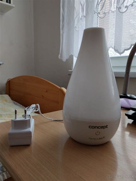 Produktové foto ultrazvukového zvlhčovača Concept ZV1000 Perfect Air v interiéri