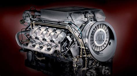 Schéma vzduchom chladeného motora s ventilátorom a chladiacimi rebrami