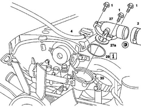 Detail termostatu motora