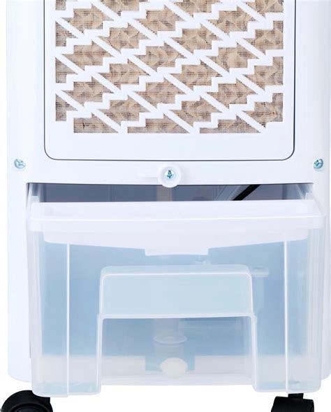 Schéma fungovania ochladzovača vzduchu 3v1 (ventilátor, nádrž na vodu, filter)