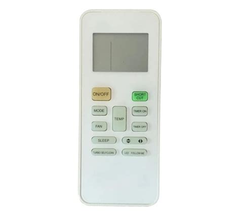 Diaľkový ovládač s LCD displejom pre mobilnú klimatizáciu