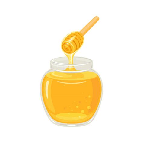 ilustrácia pohára medu