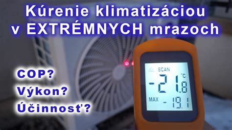 Porovnanie výkonu štandardnej a nordickej klimatizačnej jednotky pri extrémnych mrazoch