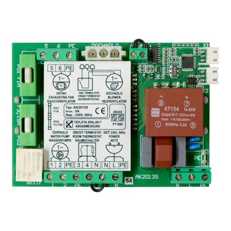 fotografia silovej dosky AK2005S a displejovej dosky AK2005D Vigas