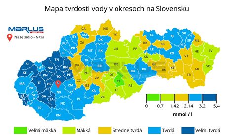 Infografika znázorňujúca vplyv tvrdosti vody na tvorbu vodného kameňa v Európe