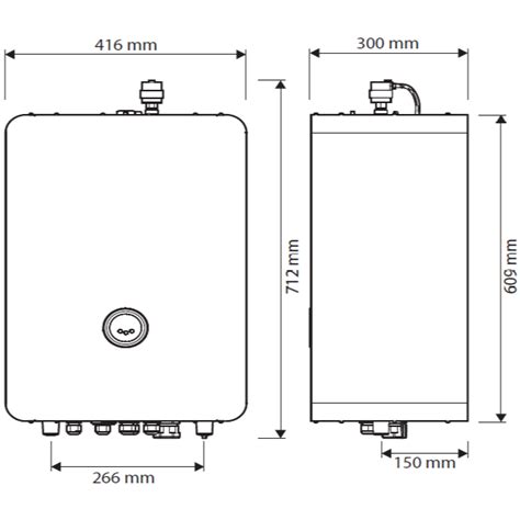 Dizajn a kompaktné rozmery kondenzačného kotla Junkers CerapurCompact