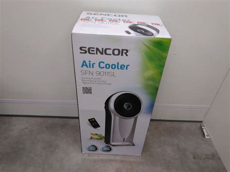 Súhrnná schéma funkcií ochladzovača Sencor SFN 9011SL (ventilátor, zvlhčovač, chladenie, ionizácia)