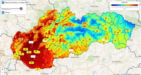 infografika o emisiách CO2 a prachových častíc na Slovensku
