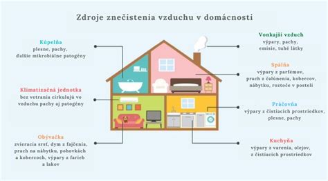 Infografika: zdroje znečistenia vzduchu v domácnosti