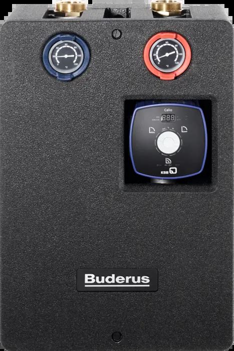 Ilustračná schéma rýchlomontážnej skupiny Buderus s trojcestným ventilom