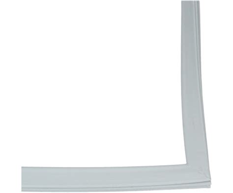 Detail poškodeného tesnenia dverí chladničky