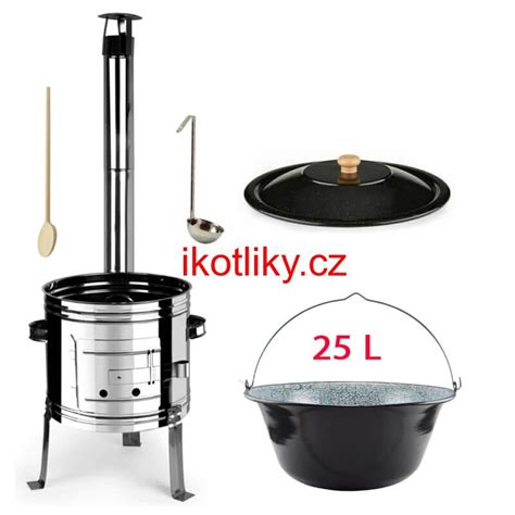 Nerezová kotlina s príslušenstvom