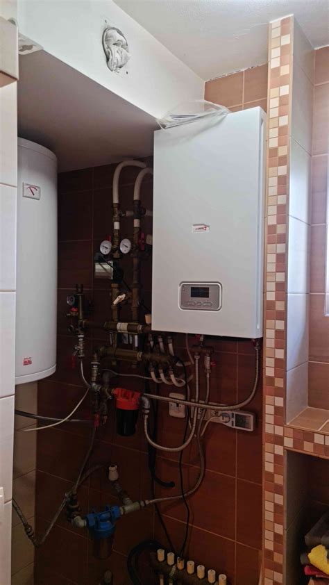 Ilustračné foto moderného plynového kondenzačného kotla s elegantným dizajnom