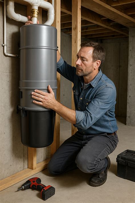 Rozkres komponentov centrálneho vysávača