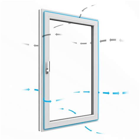 Ilustrácia znázorňujúca kondenzáciu vodnej pary na rôznych častiach okna.