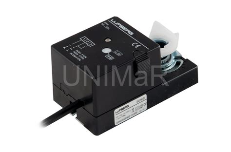 Servopohon pripojený k vzduchotechnickej klapke