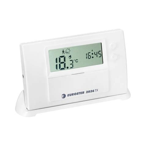 Detailný pohľad na termostat Euroster 2006 TX a jeho prijímač