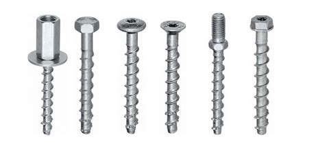 prehľad rôznych typov skrutiek a spojovacieho materiálu