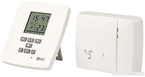 Tabuľka s technickými parametrami termostatu Emos T15RF