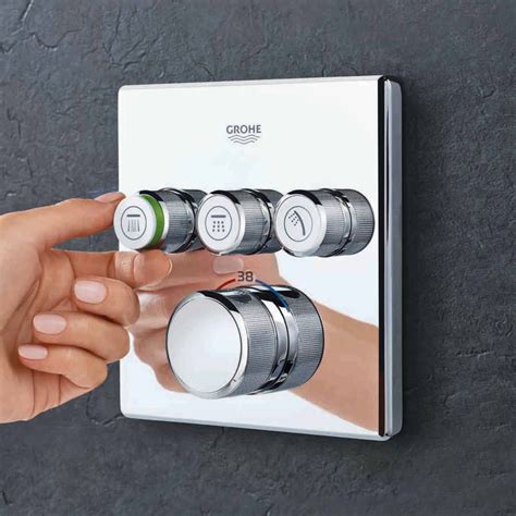 Detailné zobrazenie tlačidiel GROHE SmartControl