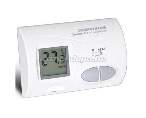 Detail displeja termostatu COMPUTHERM Q3 RF zobrazujúci aktuálnu teplotu