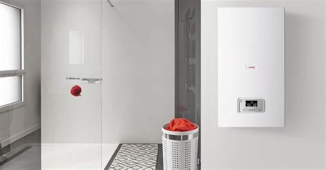 Ilustrácia závesného elektrokotla Protherm Ray v modernom interiéri.