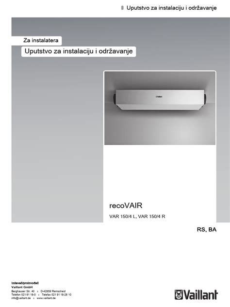 Detail výmenníka tepla v jednotke recoVAIR