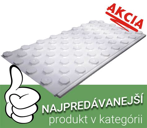 Systémové dosky s výstupkami pre uloženie potrubia podlahového vykurovania