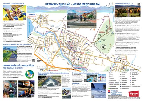 Mapa Liptovského regiónu s vyznačením polohy Liptovského Mikuláša