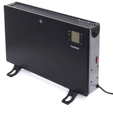 Konvektorový ohrievač TAGRED s detailom vykurovacieho telesa v tvare X