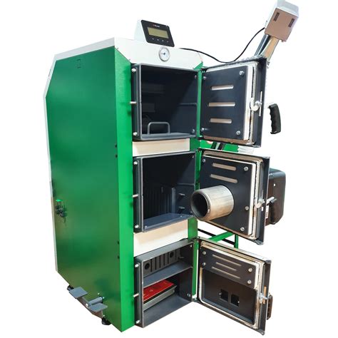 Ilustračná fotografia moderného kombinovaného kotla na drevo a pelety